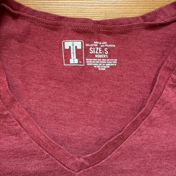 T University Alabama Crimson Tide short sleeve graphic womens shirt SIZE S - Picture 4 of 5